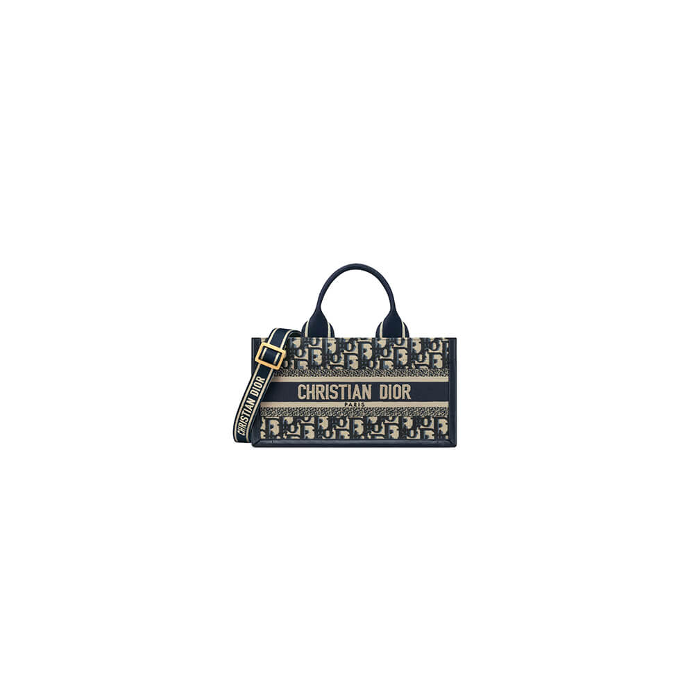 Dior East-West Dior Book Tote with strap