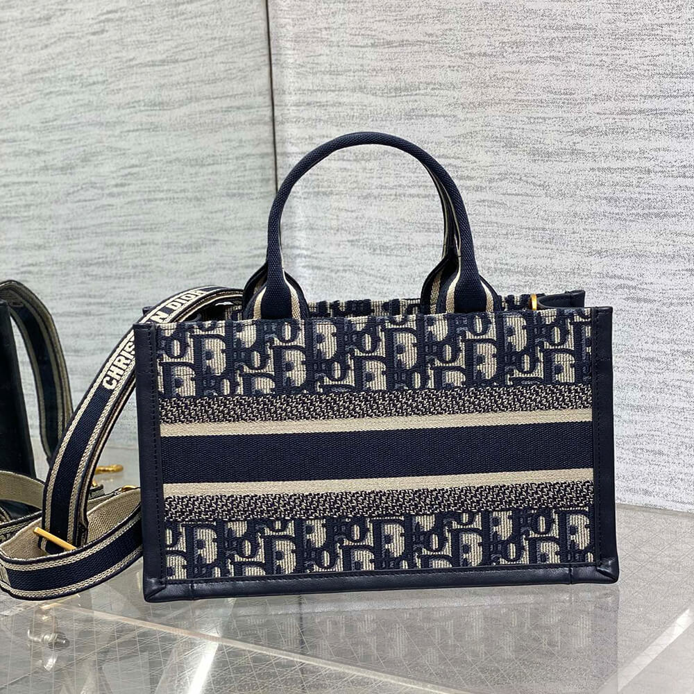 Dior East-West Dior Book Tote with strap
